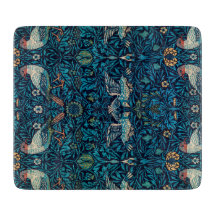 Vögel (Vintages Blumenmuster) (von William Morris)