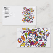 Vögel Visitenkarte (Vorne/Hinten)