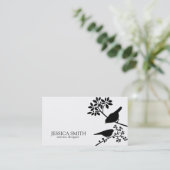 Vögel Visitenkarte (Stehend Vorderseite)