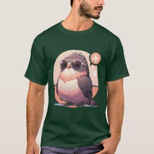 Vögel Vögel Lustige Tiere Waldtiere Tier b T-Shirt
