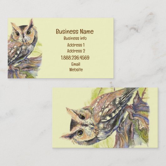 Vögel, Vögel, Natur, Wildnis, Umwelt Visitenkarte (Vorne/Hinten)