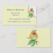 Vögel, Vögel, Natur, Wildtiere, Visitenkarte (Vorne/Hinten)