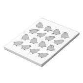 Vögel Vogel Notizblock (Rotiert)