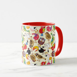 Vögel, Vögel und mehr Tasse