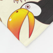 Vögel, Vögel und weitere Vögel Fleece-Decke Fleecedecke (Ecke)