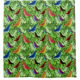 Vögel, Vögel, Vögel Duschvorhang