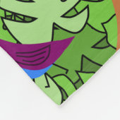 Vögel, Vögel, Vögel Fleecedecke (Ecke)