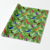 Vögel, Vögel, Vögel Geschenkpapier (Ungerollt)