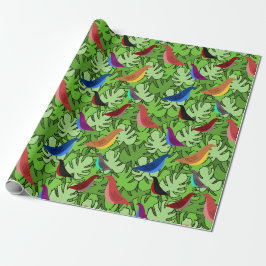 Vögel, Vögel, Vögel Geschenkpapier
