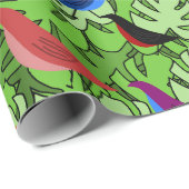 Vögel, Vögel, Vögel Geschenkpapier (Rolleneckpunkt)