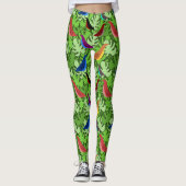 Vögel, Vögel, Vögel Leggings (Vorderseite)