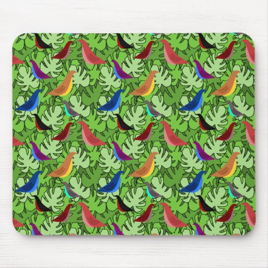Vögel, Vögel, Vögel Mousepad (Vorne)