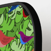 Vögel, Vögel, Vögel Pickleball Schläger (Linke Seite)