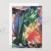 Vögel (Vogel) von Franz Marc, Vintag Cubism Art (Vorne/Hinten)