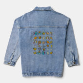 Vögel & Vögelchen Jeansjacke (Rückseite)