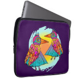 Vögel voller Farbe Laptopschutzhülle (Vorne Rechts)