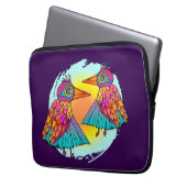Vögel voller Farbe Laptopschutzhülle (Vorderseite Links)