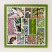 Vögel von Boston FotoCollage Puzzle (Horizontal)