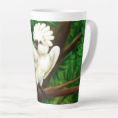 Vögel von einem Schlag Latte-Mug Milchtasse (Rechte Ecke)