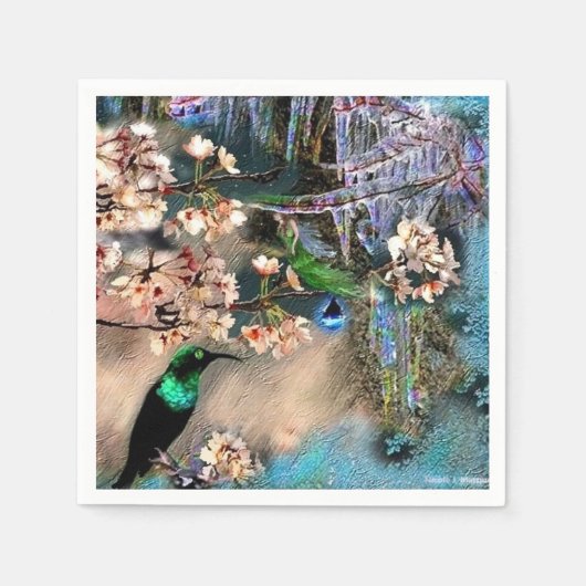 Vögel von Equinox und Fairy Serviette (Vorderseite)