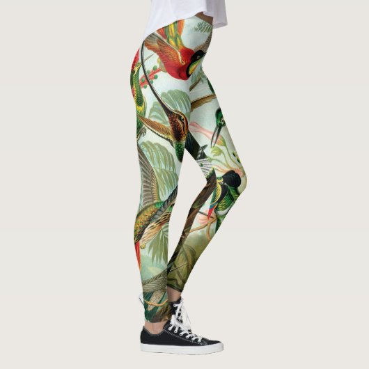 Vögel von Ernst Haeckel Leggings (Rechts)
