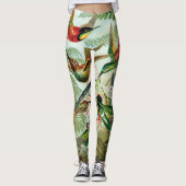 Vögel von Ernst Haeckel Leggings (Vorderseite)