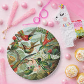 Vögel von Ernst Haeckel Pappteller (Party)