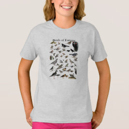 Vögel von Europa-Shirt T-Shirt