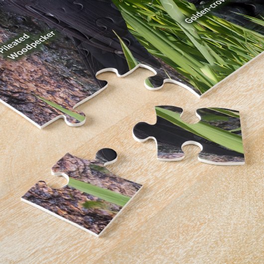 Vögel von Feuchtgebieten in Süßwasser Puzzle (Seite)