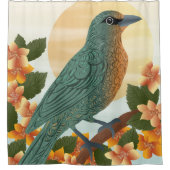 Vögel von gleicher Art Duschvorhang (Vorderseite)