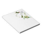 Vögel von Hummingvogel Tiere Tiere Blume Notizblock (angewinkelt)