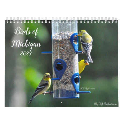 Vögel von Michigan Kalender (Titelbild)