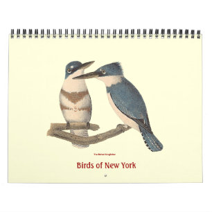 Vögel von New- Yorklithographien Kalender