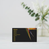 Vogel-von-Paradies Visitenkarte (Stehend Vorderseite)