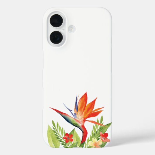 Vögel von paradiesischer Aquarellblüte Case-Mate iPhone Hülle (Rückseite)