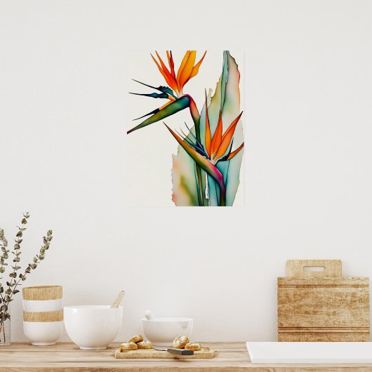 VÖGEL VON PARADISE-Plakat Poster (Küche)