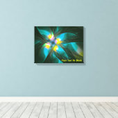 Vogel von Paradsie Leinwanddruck (Insitu (Holzboden))