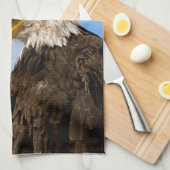 Vogel von Pray Bald Eagle Geschirrtuch (Viertel Falte)