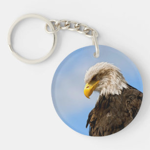 Vogel von Pray Bald Eagle Schlüsselanhänger