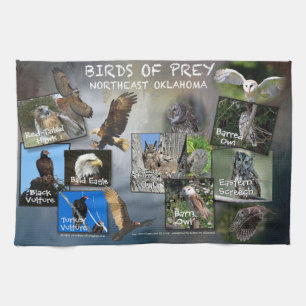 Vögel von Prey Küchentuch 25