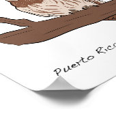 Vögel von Puerto Rico Poster (Ecke)