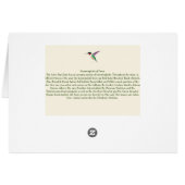 Vögel von Texas (Rückseite Horizontal)