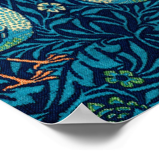 Vögel von William Morris Poster (Ecke)