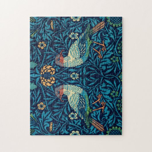 Vögel von William Morris Puzzle (Vertikal)