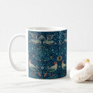 Vogel von William Morris, Vintage-Garten-Textilkun Kaffeetasse
