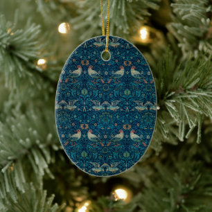 Vogel von William Morris, Vintage-Garten-Textilkun Keramik Ornament