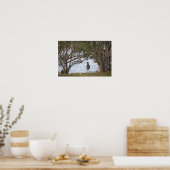 Vogel Wartend Foto Poster (Küche)