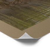 Vogel-Wasserlandschaft-Foto-Poster Poster (Ecke)