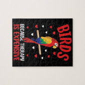 Vögel, weil Therapie ist teurer Sonnenpapagei Puzzle (Horizontal)