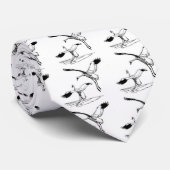 Vogel/Whooping Kran, Vogel/Whooping Kran… Krawatte (Gerollt)